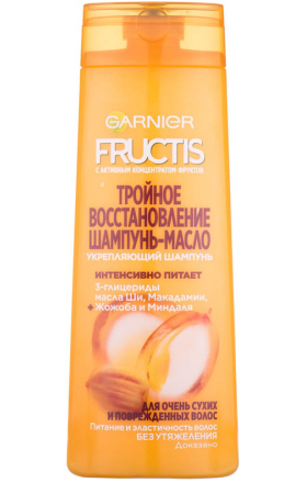 Shampoo Garnier Frutis triple restoration for damaged hair 400ml