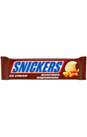 Պաղպաղակ սերուցքային «Snickers» 48գ