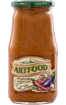 Hot eggplant caviar "Artfood" 520g