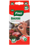 Виниловые перчатки "Fino" 10 шт. M 0449