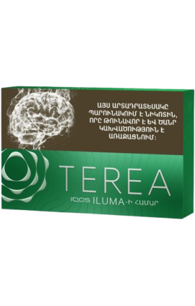 Տաքացվող ծխախոտի գլանակներ «TEREA» GREEN