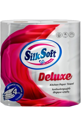 Թղթյա սրբիչ «Silk Soft» 2 հատ Deluxe