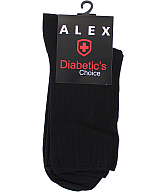 Գուլպաներ «Ալեքս» Դիաբետիկ, սև, 39-40