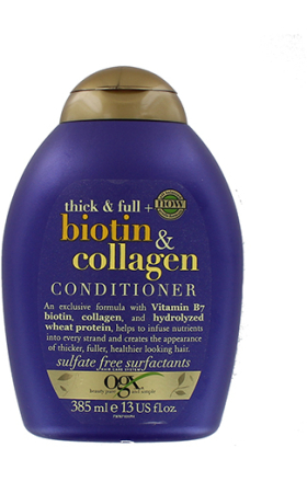 Кондиционер для волос "Ogx Biotin & Collagen" 385мл