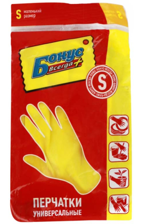Rubber gloves  "Bonus" Vsegda + S