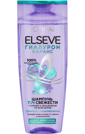 Շամպուն «L'Oreal» Elseve Հիալուրոնային բալանս 400մլ