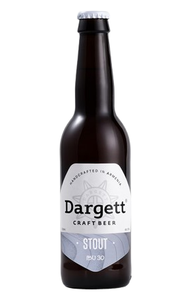 Գարեջուր «Dargett» Stout, ապակե տարա 0.33լ 
