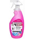 Средство для мытья стекол "Sanita" розовый 500мл