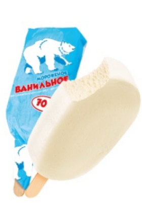 Ice cream white bear Eskimo vanilla 70g