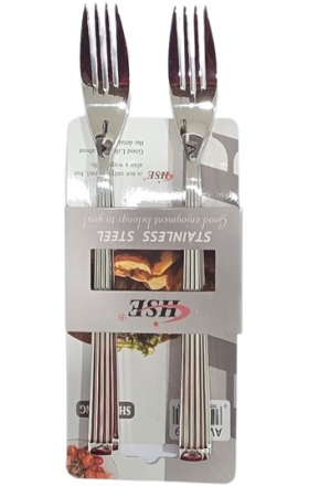 Forks, striped, 6 pcs, AV-13339