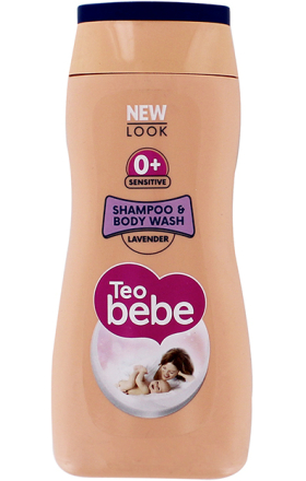 Гель для душа и шампунь детский "Teo Bebe" 200мл 