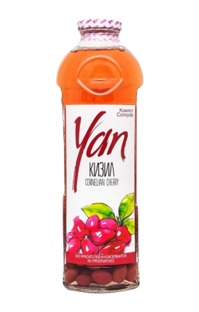 Компот "Yan" 930мл Кизил  