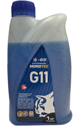 Անտիֆրիզ «Նորդտեք» G11, կապույտ, 1 լ