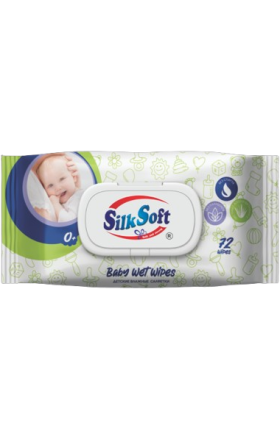 Wet wipes "Silk Soft" Baby 72 pcs.