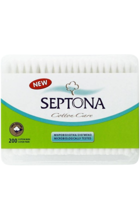 Փայտիկներ բամբակյա «Septona» Cotton Care 200 հատ 