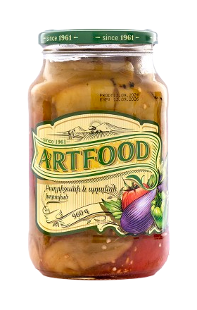 Roasted eggplant and pepper, “Artfood”, 960 g