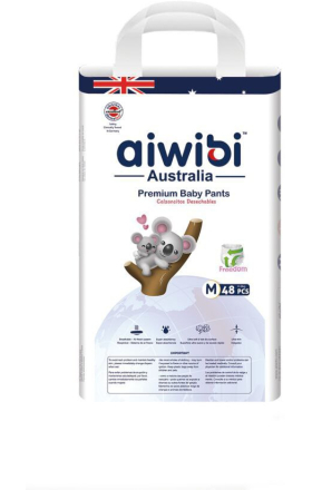 Подгузники Aiwibi M 4-10кг 48шт 