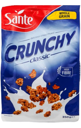 Մյուսլի «Sante» Crunchy դասական 350գ