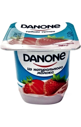 Յոգուրտային արտադրանք "Դանոն" ելակ 1,2% 100գ