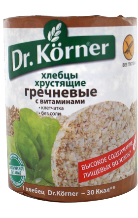 Хлебцы гречневые "Dr. Körner" 100г 