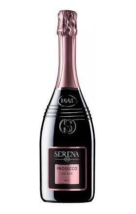 Sparkling wine "Serena Prosecco Doc Rose Brut" rose 750ml