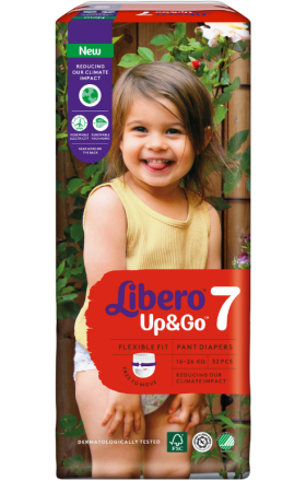 Մանկական վարտիք Libero Up&Go N7 16-26կգ 30հատ