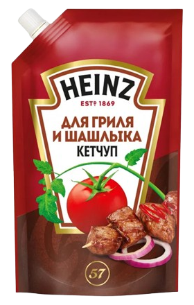 Ketchup "Heinz" with grill and barbecue flavor 320g