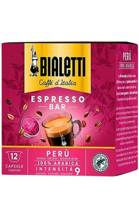 Кофе в капсулах Bialetti Peru 100%  Арабика 