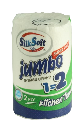 Бумажное полотенце "Silk Soft" 1шт. Jumbo