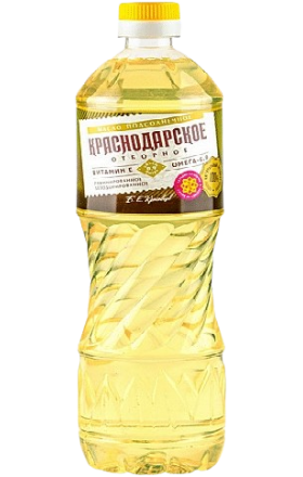 Масло подсолнечное "Краснօдарское" 1л.