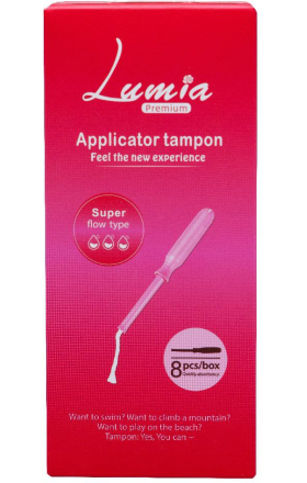 Տամպոն "Լումիա" պրեմիում 3կաթիլ 8հատ