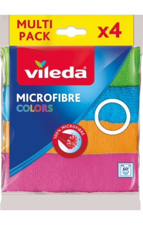 Ткань из микрофибры "Vileda" Colors 4шт