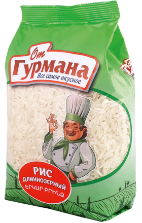 Рис длиннозерный "От Гурмана" 450г 