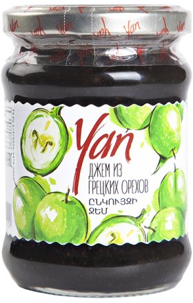 Варенье "Yan" 300г Грецкий орех