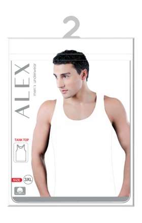 Men's T-shirt "Alex" white 3XL