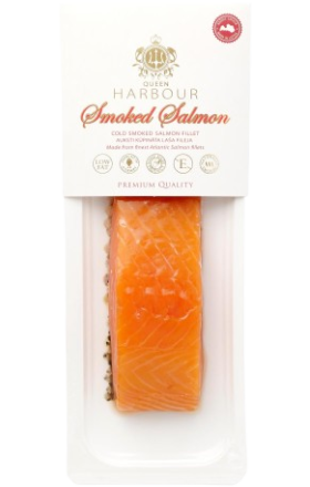 Սաղմոնի փափկամիս սառը ապխտած «Queen Harbour» 200գ վակում
