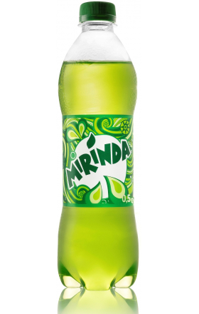 Refreshing carbonated drink "Mirinda" 0.5l Apple