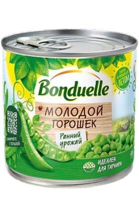 Կանաչ ոլոռ «Bonduelle» մատղաշ 425մլ