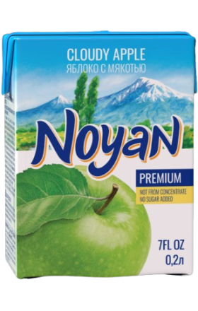 Հյութ «Նոյան» Պրեմիում 200մլ խնձոր