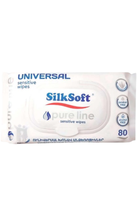 Անձեռոցիկ խոնավ  «Silk Soft» universal pure line 80հատ