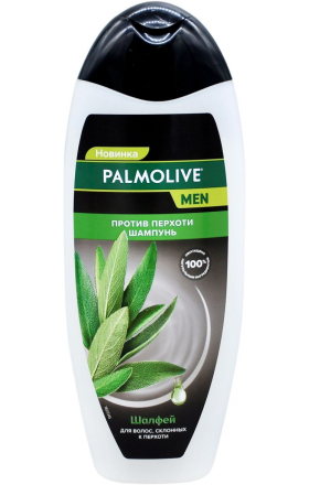 Men's shampoo "Palmolive" against dandruff, sage 450ml