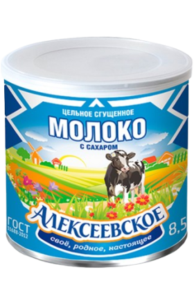 Сondensed milk "Aleksevskoe" 360g