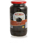 Acorsa Whole Black Olives, 950g
