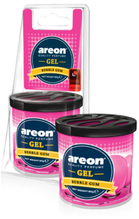 Ароматизатор для машин "Areon" Gel Bubble Gum 80г
