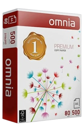 Թուղթ A4 ֆորմատի Omnia 500հատ