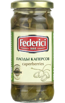 Плоды каперсов "Federici" 230г 