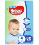 Diapers "Huggies Ultra Comfort" N4 8-14kg 80pcs