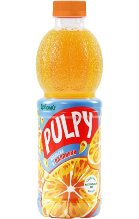Juice-containing drink "Dobry" Pulpy, orange PET 0.9l
