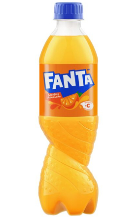 Refreshing carbonated drink "Fanta Orange" 0.5l 
