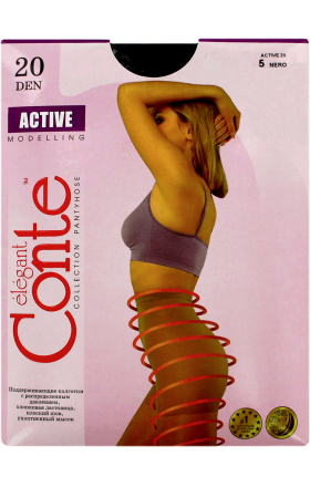 Զուգագուլպա «Conte Elegant Active 20 Den N5» Սև 